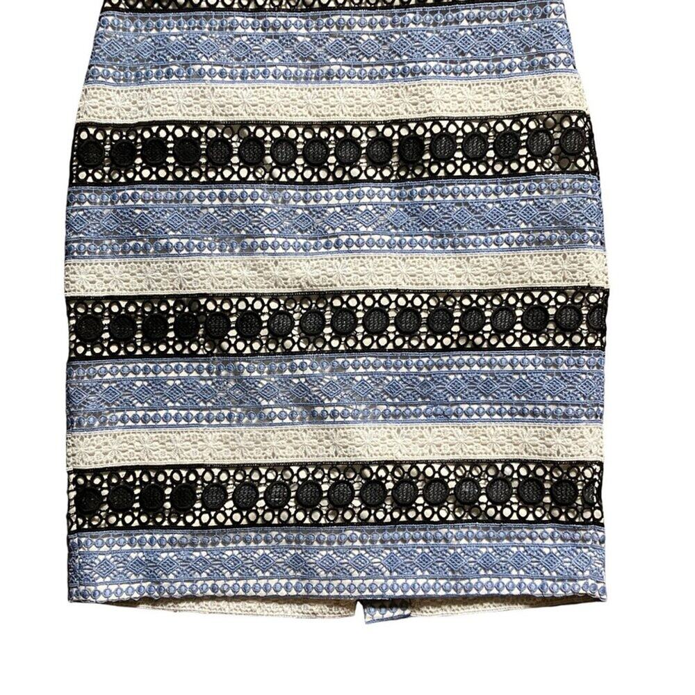 Talbots Lace Overlay pencil Skirt 2P